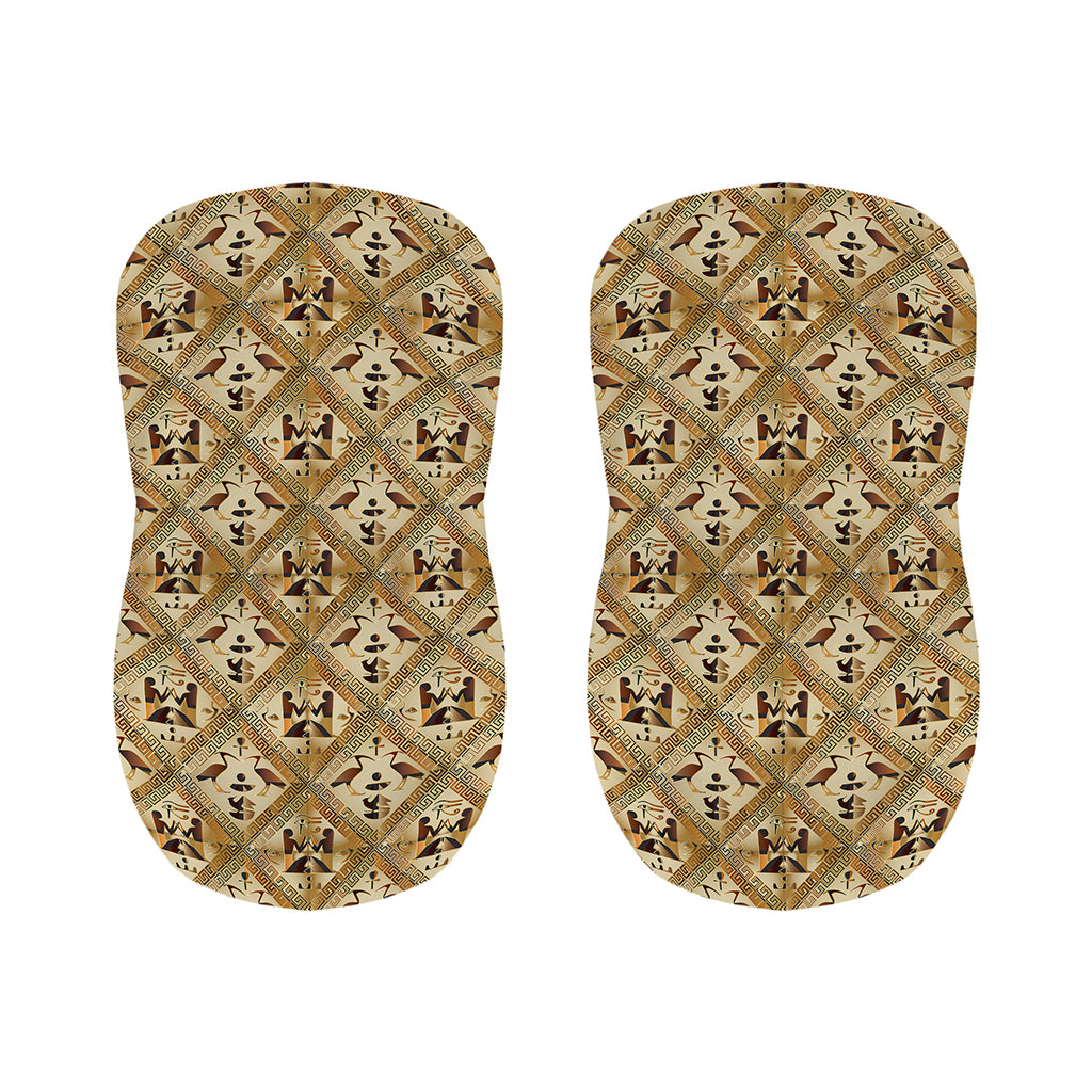 Egyptian Hieroglyphs Pattern Print Bar Stool Covers