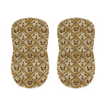 Egyptian Hieroglyphs Pattern Print Bar Stool Covers