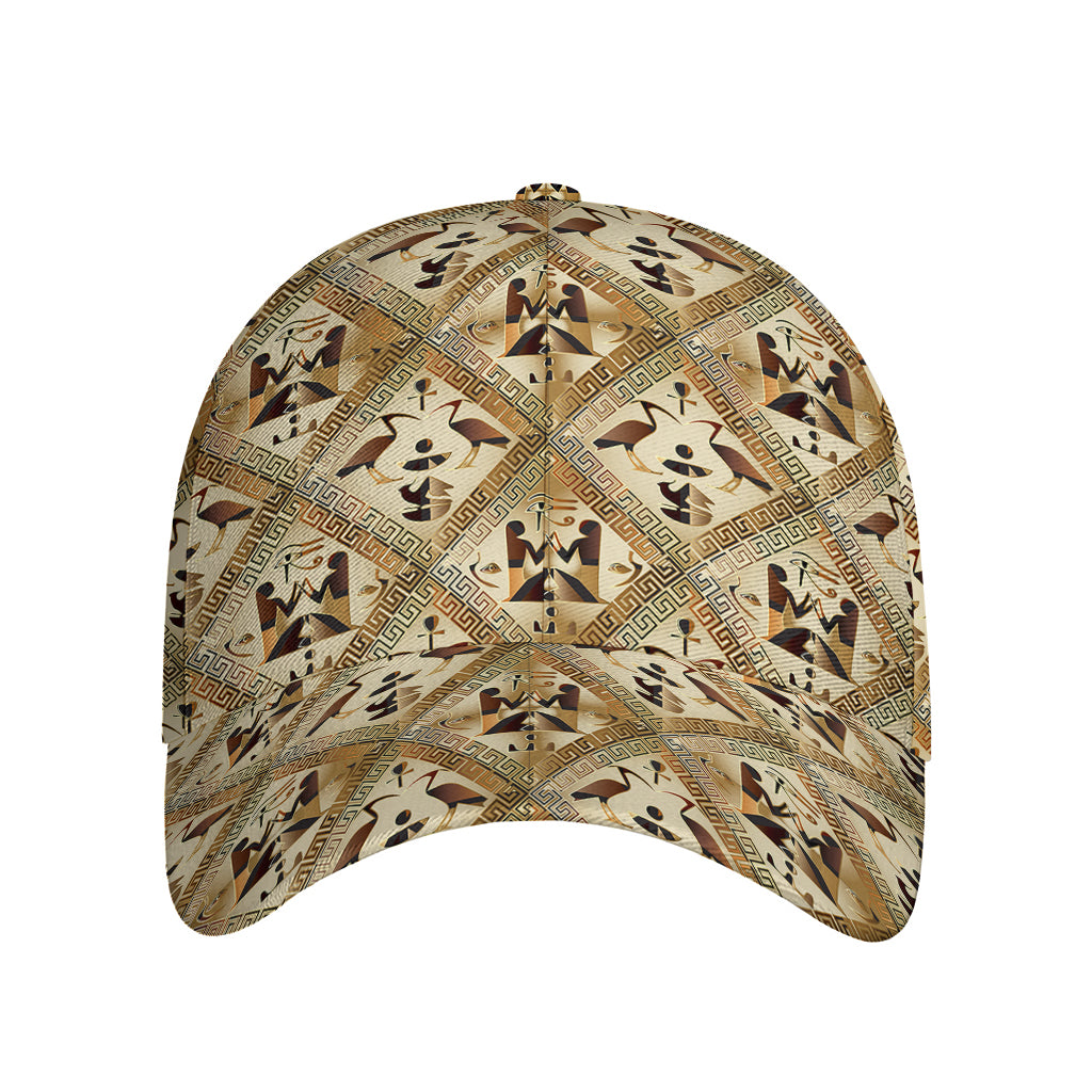 Egyptian Hieroglyphs Pattern Print Baseball Cap