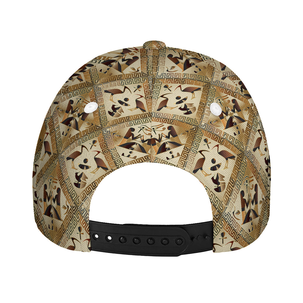 Egyptian Hieroglyphs Pattern Print Baseball Cap