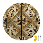 Egyptian Hieroglyphs Pattern Print Basketball