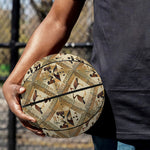 Egyptian Hieroglyphs Pattern Print Basketball