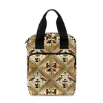 Egyptian Hieroglyphs Pattern Print Bible Tote Bag