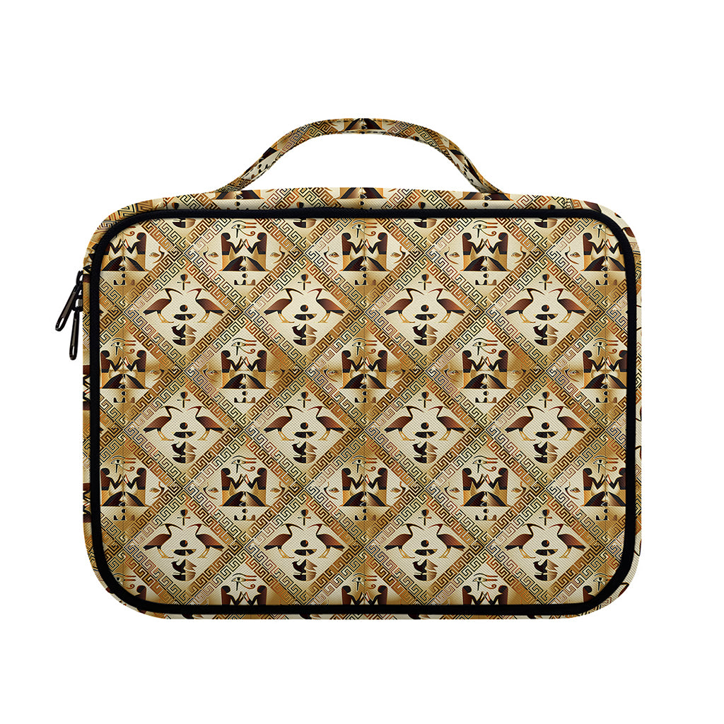 Egyptian Hieroglyphs Pattern Print Briefcase Bible Bag