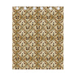Egyptian Hieroglyphs Pattern Print Curtain