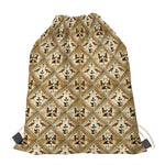 Egyptian Hieroglyphs Pattern Print Drawstring Bag