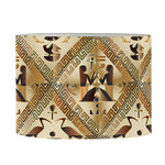 Egyptian Hieroglyphs Pattern Print Drum Lamp Shade