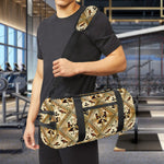 Egyptian Hieroglyphs Pattern Print Gym Bag