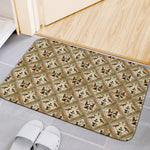 Egyptian Hieroglyphs Pattern Print Indoor Door Mat