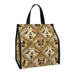 Egyptian Hieroglyphs Pattern Print Insulated Lunch Tote