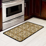 Egyptian Hieroglyphs Pattern Print Kitchen Mat