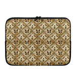 Egyptian Hieroglyphs Pattern Print Laptop Sleeve