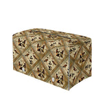 Egyptian Hieroglyphs Pattern Print Leather Tissue Box Cover