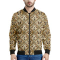 Egyptian Hieroglyphs Pattern Print Men's Bomber Jacket
