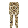 Egyptian Hieroglyphs Pattern Print Men's Leggings