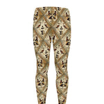 Egyptian Hieroglyphs Pattern Print Men's leggings