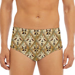 Egyptian Hieroglyphs Pattern Print Men's Triangle Swim Briefs