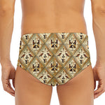 Egyptian Hieroglyphs Pattern Print Men's Triangle Swim Briefs