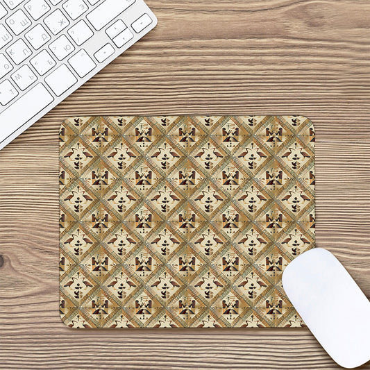 Egyptian Hieroglyphs Pattern Print Mouse Pad