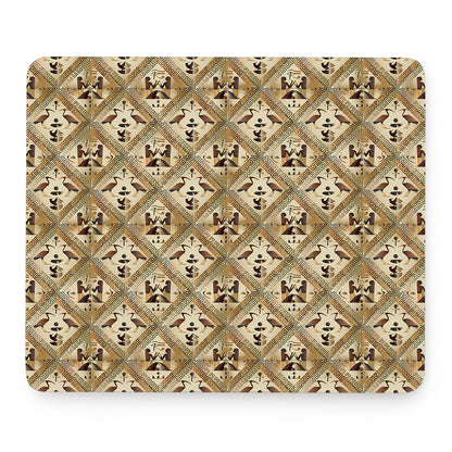 Egyptian Hieroglyphs Pattern Print Mouse Pad