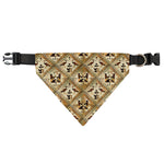 Egyptian Hieroglyphs Pattern Print Over The Collar Dog Bandana