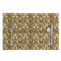 Egyptian Hieroglyphs Pattern Print Placemat