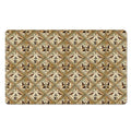 Egyptian Hieroglyphs Pattern Print Polyester Doormat