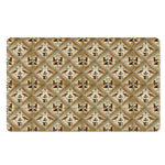 Egyptian Hieroglyphs Pattern Print Polyester Doormat