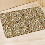 Egyptian Hieroglyphs Pattern Print Polyester Doormat