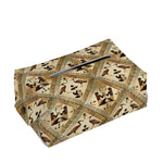 Egyptian Hieroglyphs Pattern Print Rectangle Tissue Box Cover