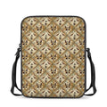 Egyptian Hieroglyphs Pattern Print Rectangular Crossbody Bag