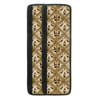 Egyptian Hieroglyphs Pattern Print Refrigerator Handle Covers