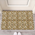 Egyptian Hieroglyphs Pattern Print Rubber Doormat