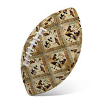 Egyptian Hieroglyphs Pattern Print Rugby Ball