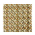 Egyptian Hieroglyphs Pattern Print Silk Bandana