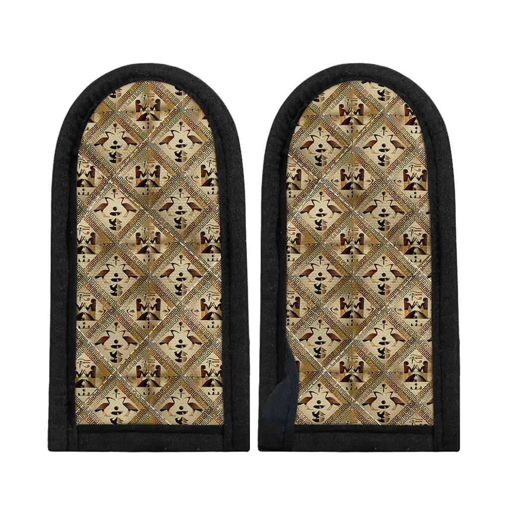 Egyptian Hieroglyphs Pattern Print Skillet Handle Cover