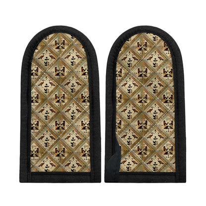 Egyptian Hieroglyphs Pattern Print Skillet Handle Cover