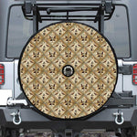 Egyptian Hieroglyphs Pattern Print Tire Cover With Camera Hole