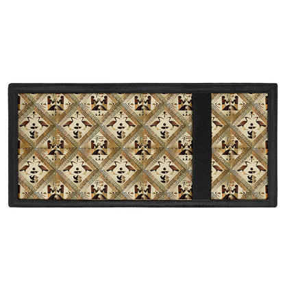 Egyptian Hieroglyphs Pattern Print Trifold Wallet