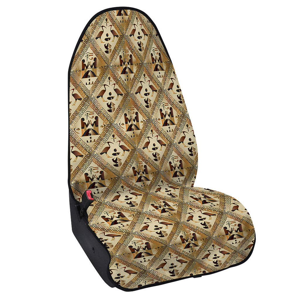 Egyptian Hieroglyphs Pattern Print Waterproof Car Seat Cover