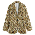 Egyptian Hieroglyphs Pattern Print Women's Blazer