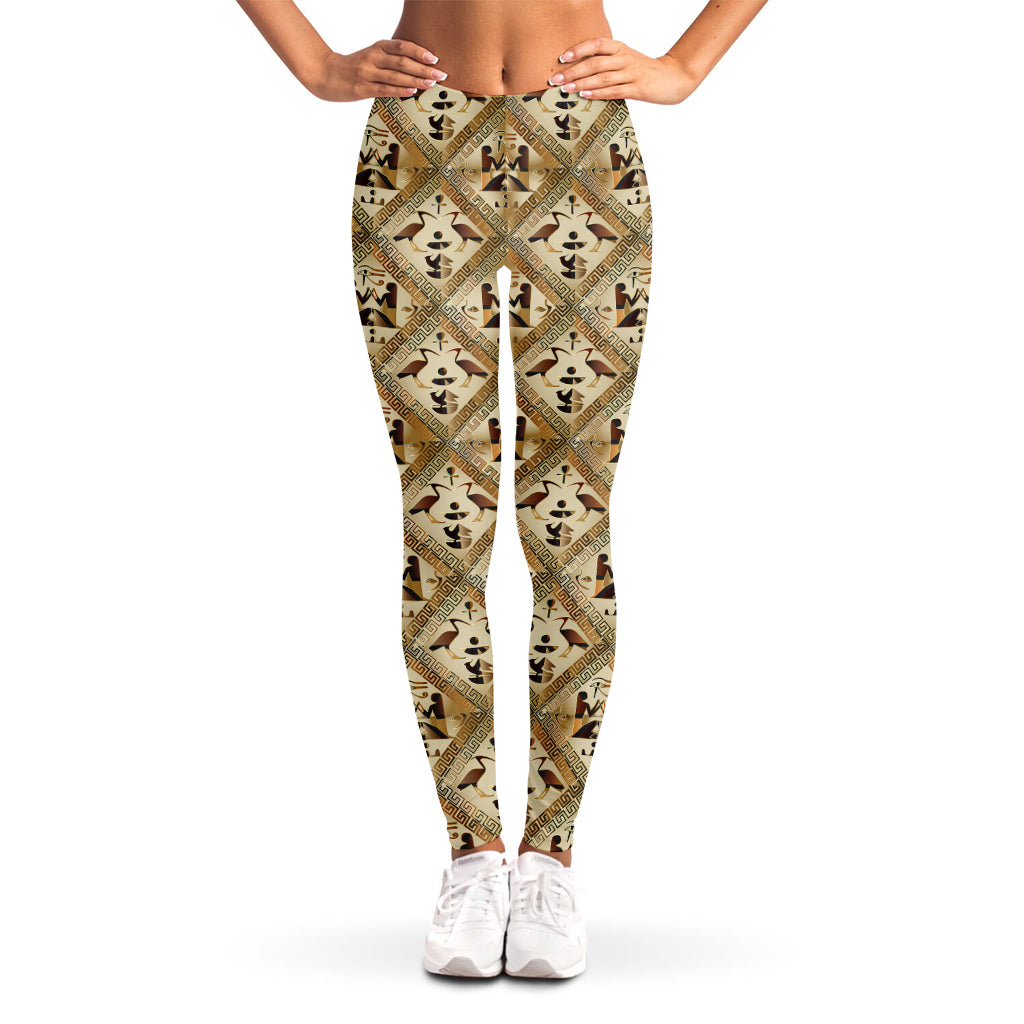 Egyptian Hieroglyphs Pattern Print Women's Leggings