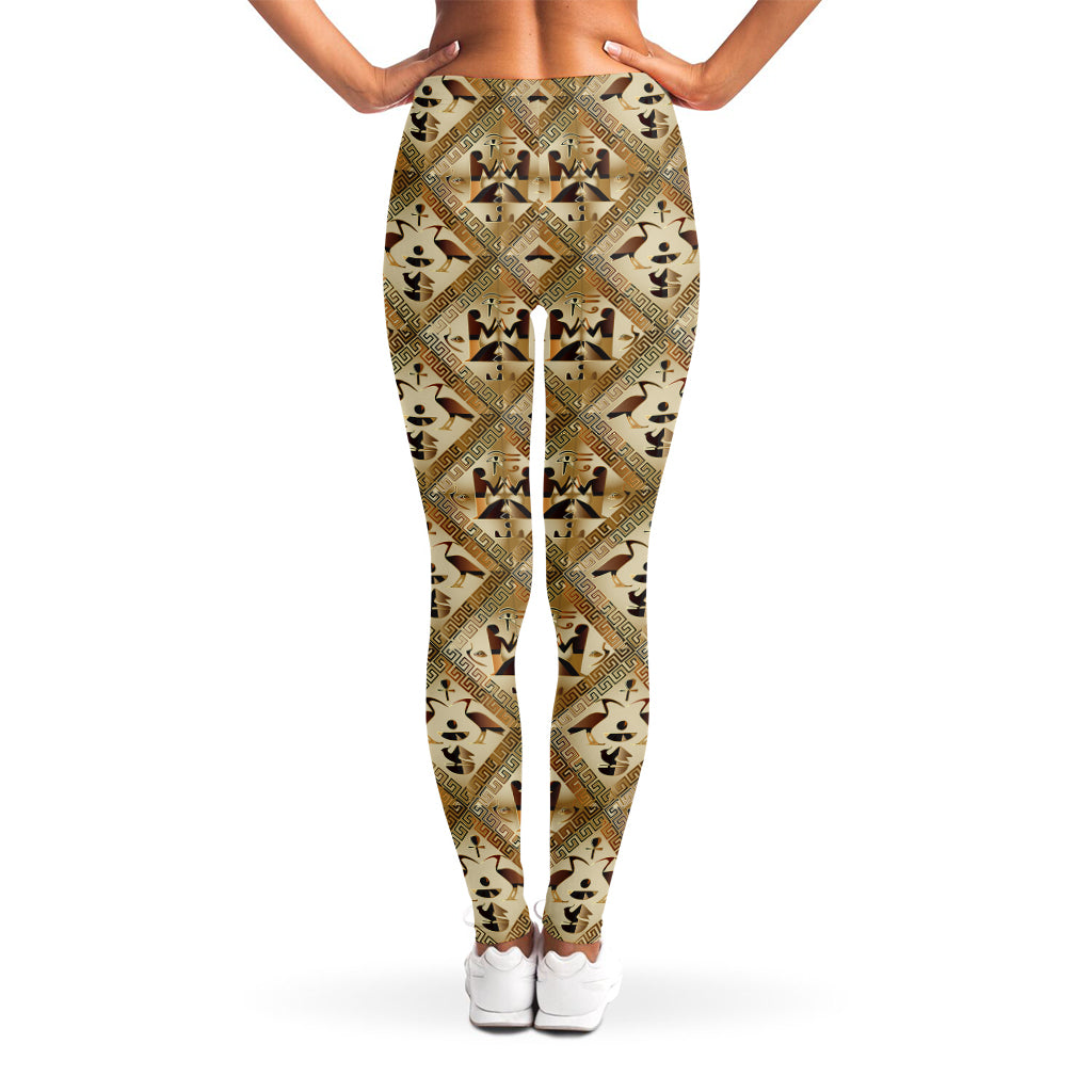 Egyptian Hieroglyphs Pattern Print Women's Leggings