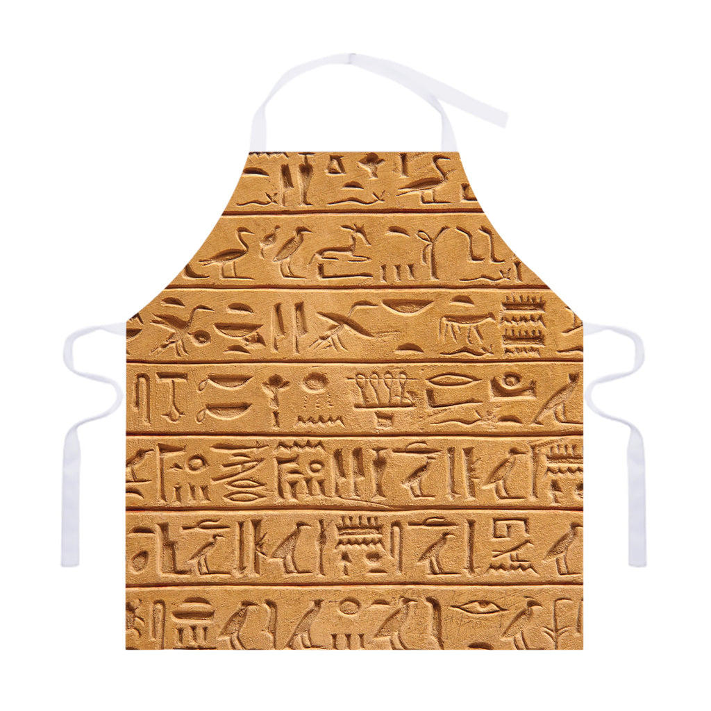 Egyptian Hieroglyphs Print Adjustable Apron