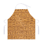 Egyptian Hieroglyphs Print Adjustable Apron