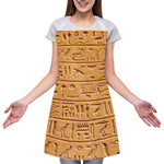 Egyptian Hieroglyphs Print Adjustable Apron