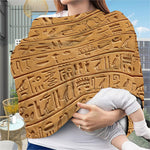 Egyptian Hieroglyphs Print Baby Seat Cover
