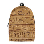 Egyptian Hieroglyphs Print Backpack