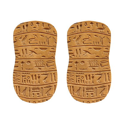 Egyptian Hieroglyphs Print Bar Stool Covers