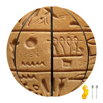Egyptian Hieroglyphs Print Basketball
